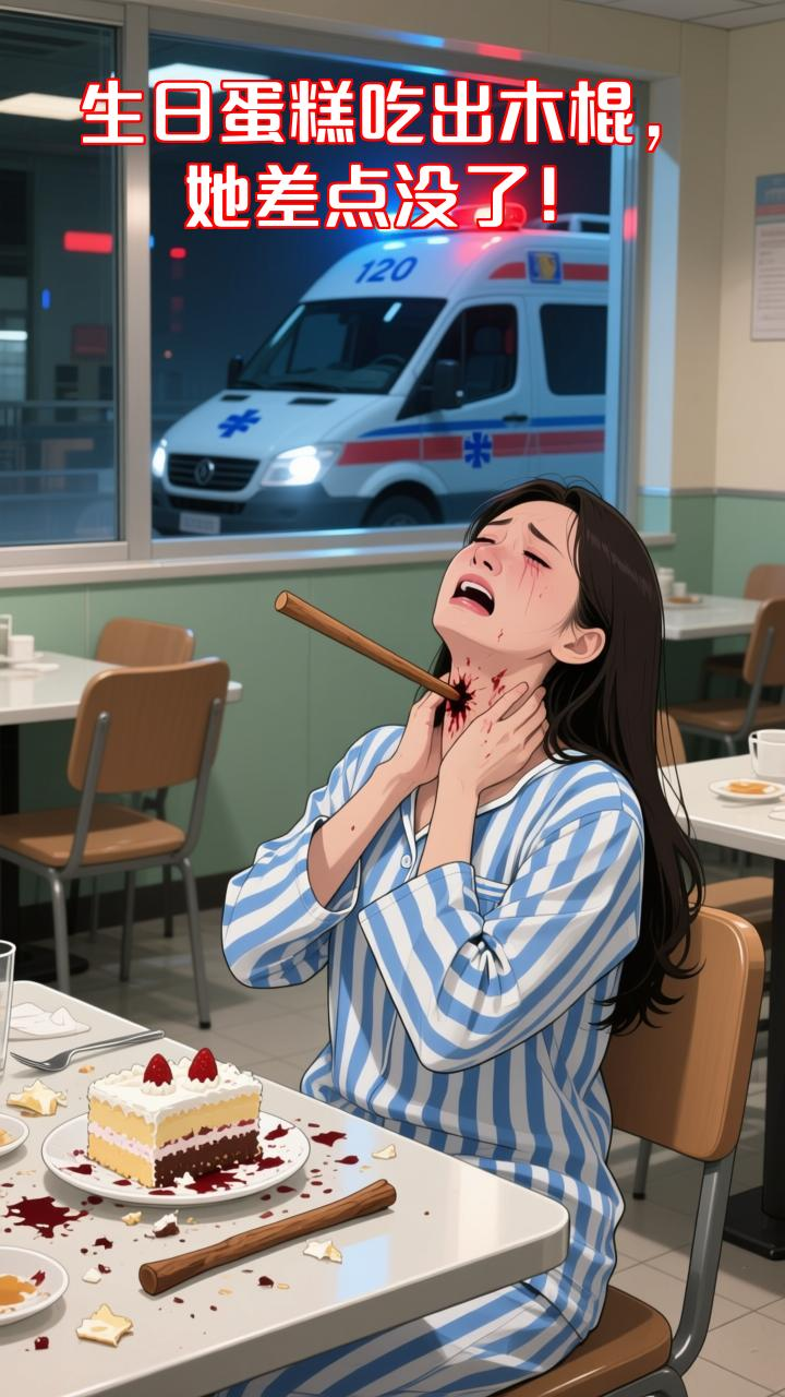 生日蛋糕惊现半根木棍,她用一根食道扎醒了整个行业!