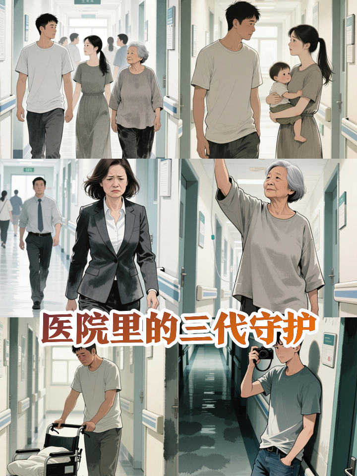 医院走廊的三代接力：爱与坚持的微光