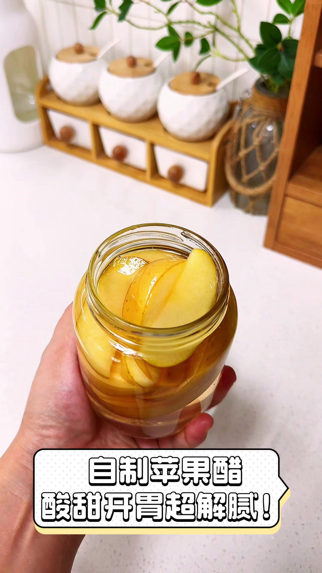 自制苹果醋，酸甜开胃超解腻！