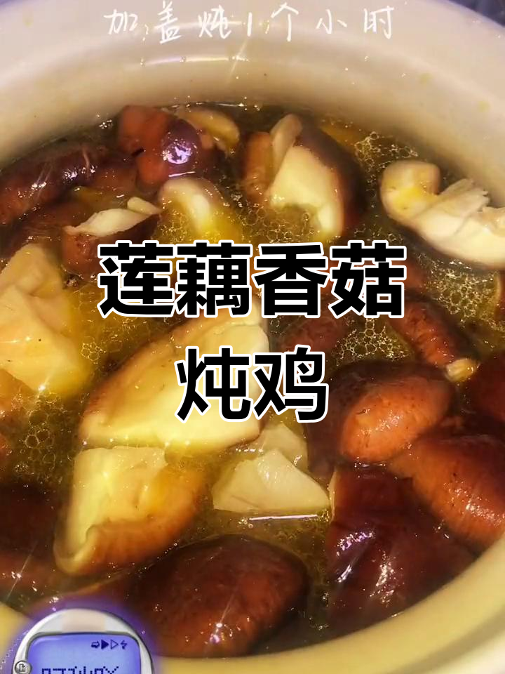 营养满满的香菇炖鸡,简单又美味
