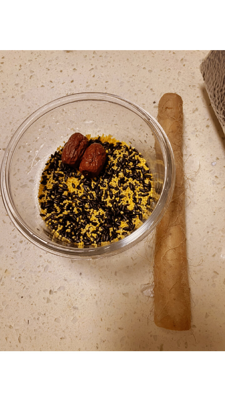 黑米小米山药红枣粥