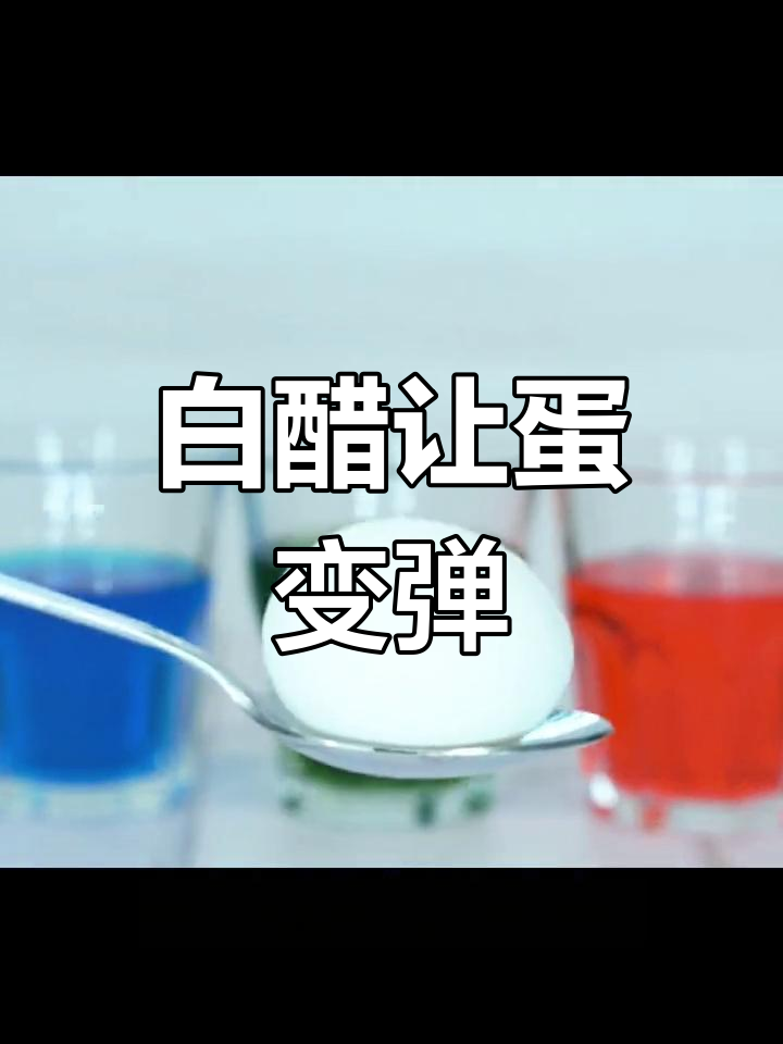 白醋泡鸡蛋,皮球般的奇迹