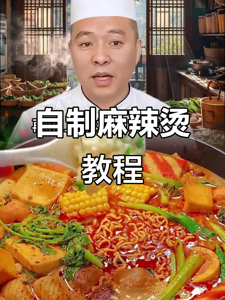在家做麻辣烫,火锅底料+牛奶的独特做法,味道超赞