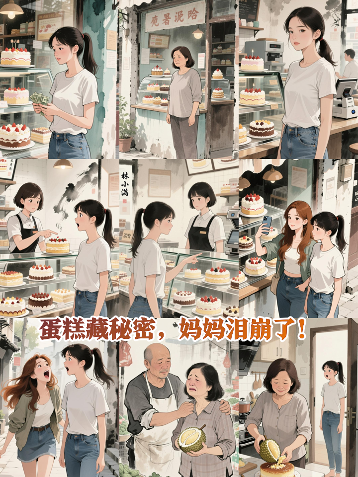 女儿买的“不太甜”蛋糕，藏着妈妈30年的秘密