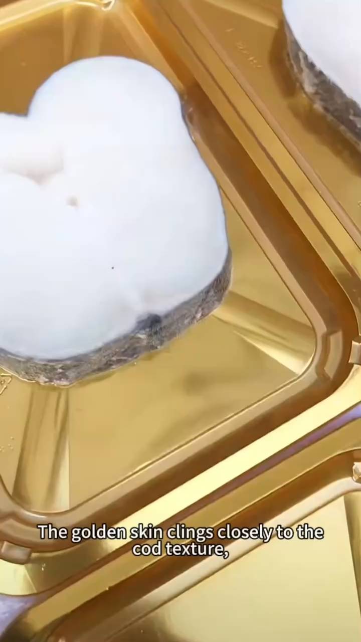 金色贴体盒包装地鳕鱼片