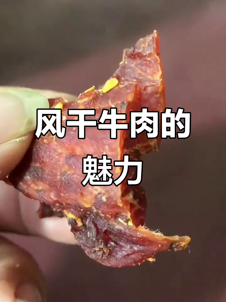 高原风干牛肉，口感紧实、香气扑鼻，咬劲十足