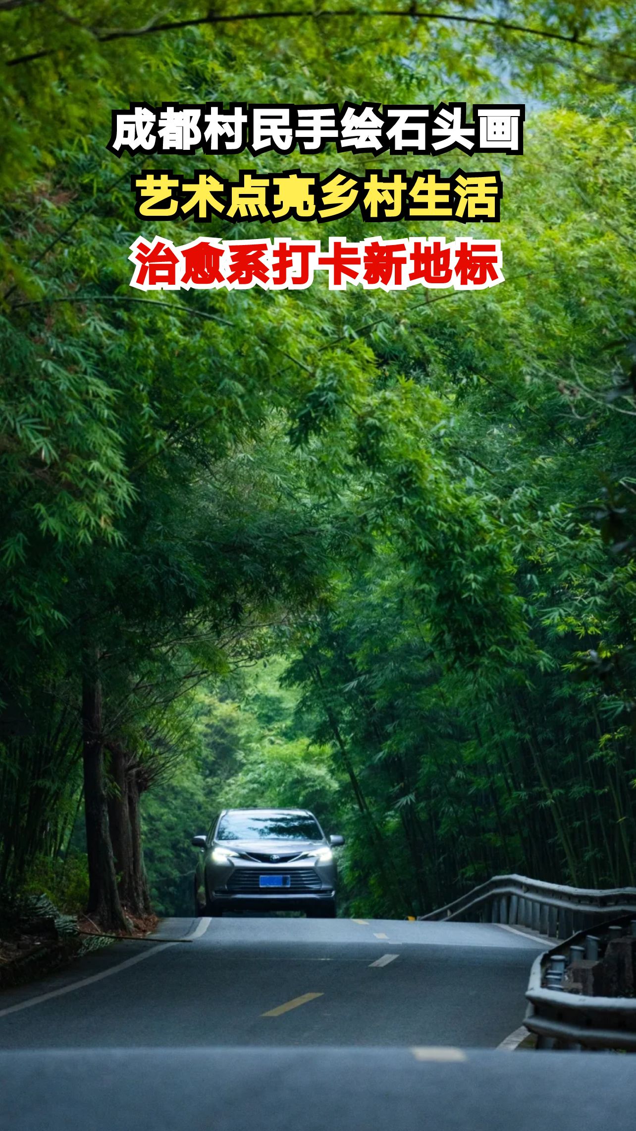成都村民用画笔让石头活起来，这些治愈系艺术品你见过吗？