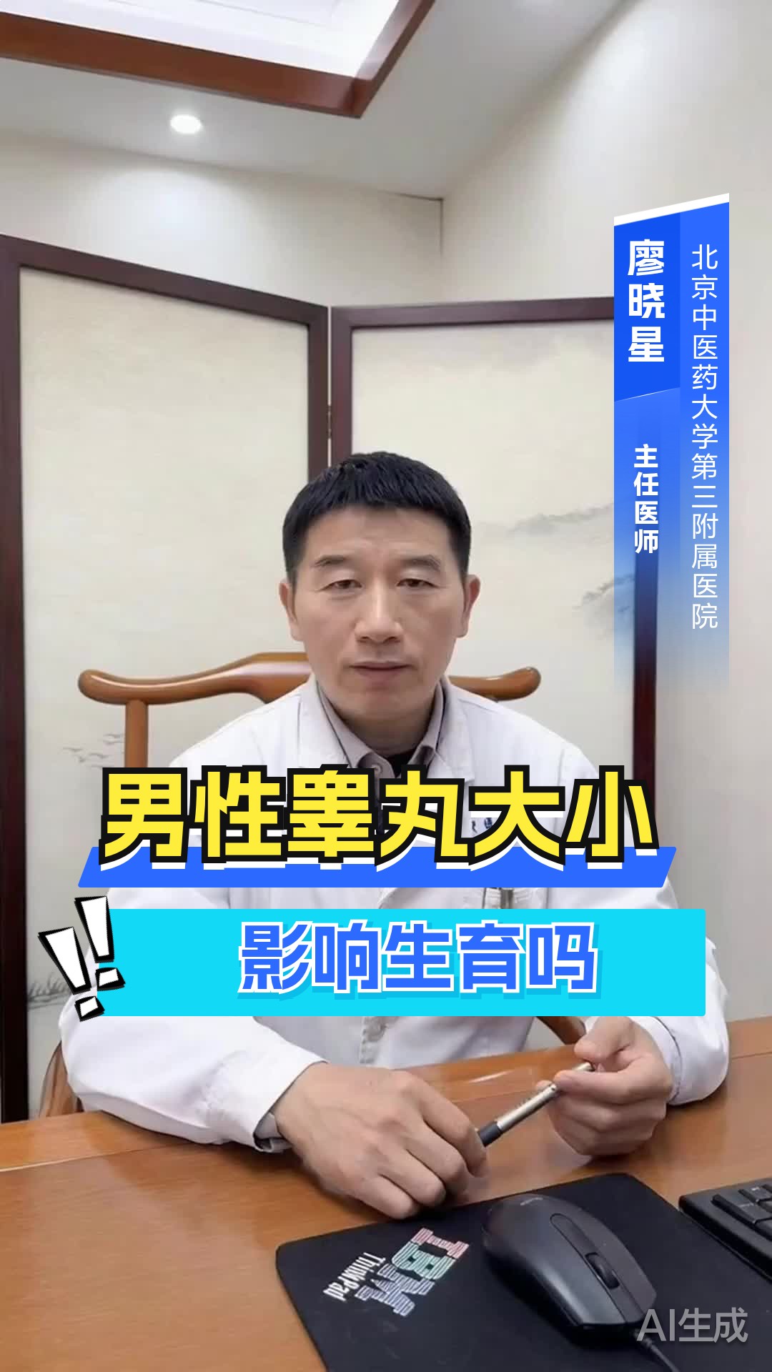 男性睾丸大小,影响生育吗?