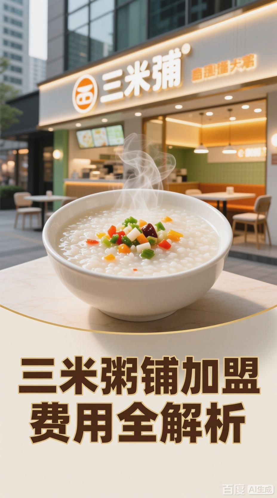 三米粥铺加盟费用解析