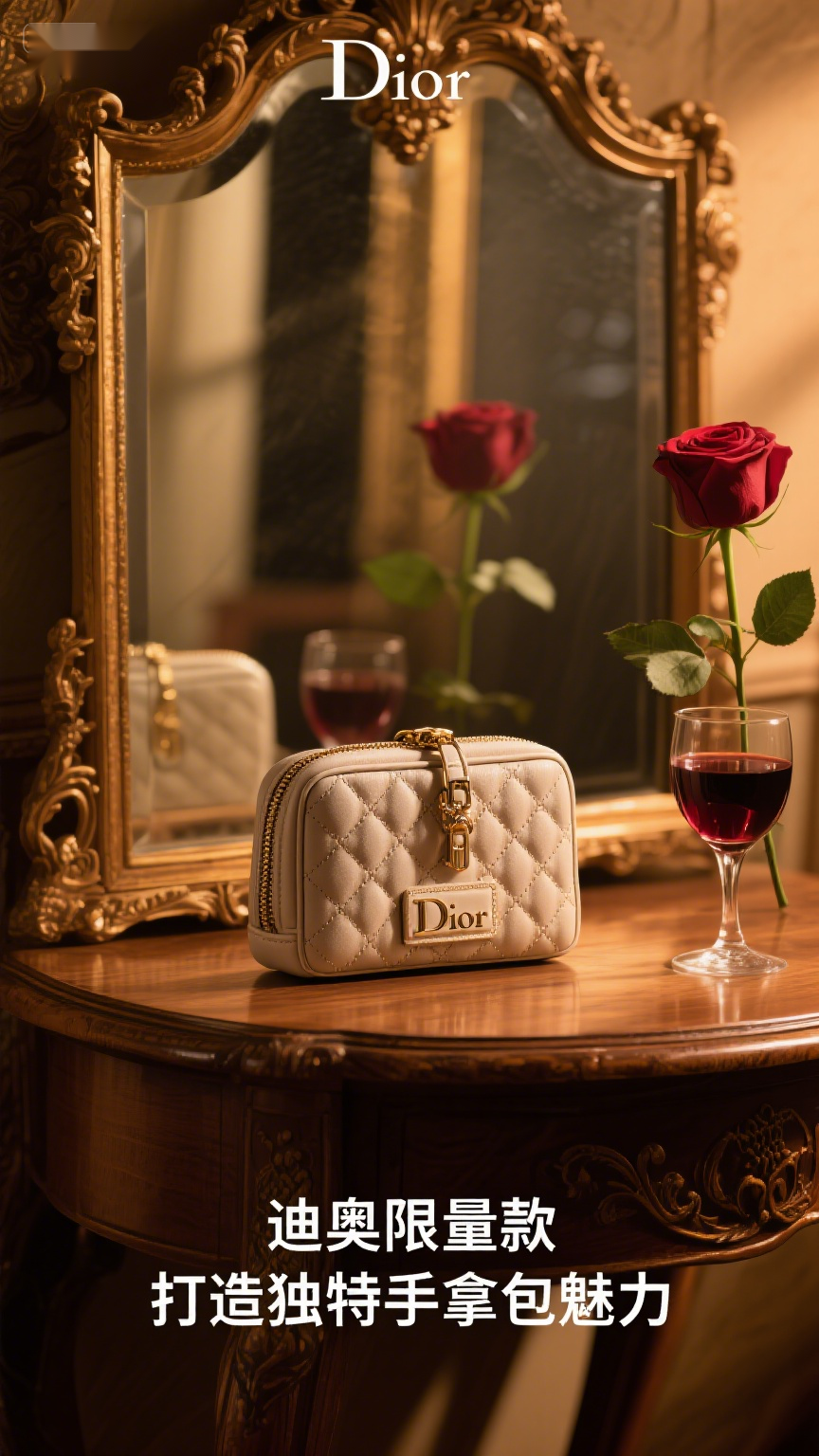 迪奥限量款打造独特手拿包魅力