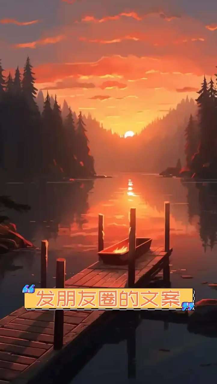 发朋友圈的文案