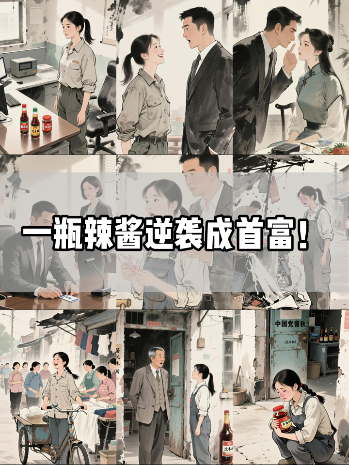 80年代摆摊女靠秘制辣椒酱逆袭成商业传奇