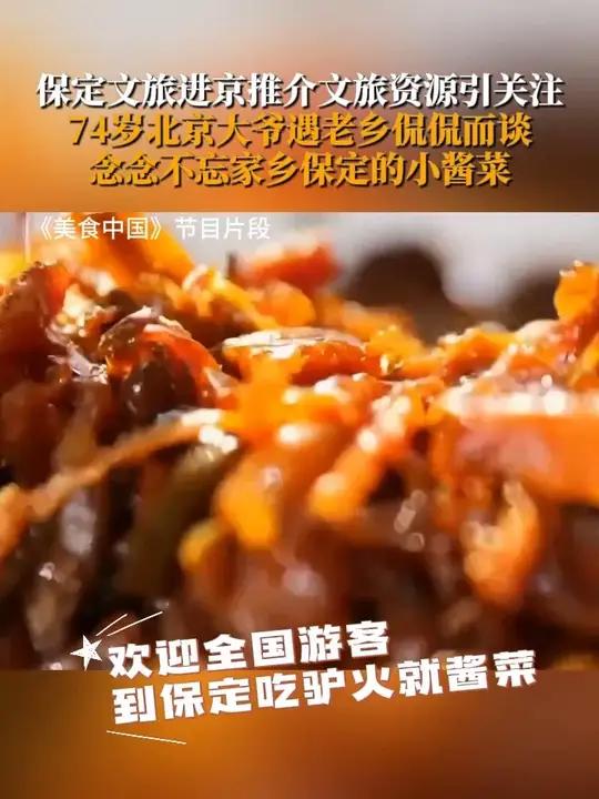 保定文旅进京推介文旅资源引关注,74岁北京大爷遇老乡侃侃而谈,念念不忘家乡保定的小酱菜