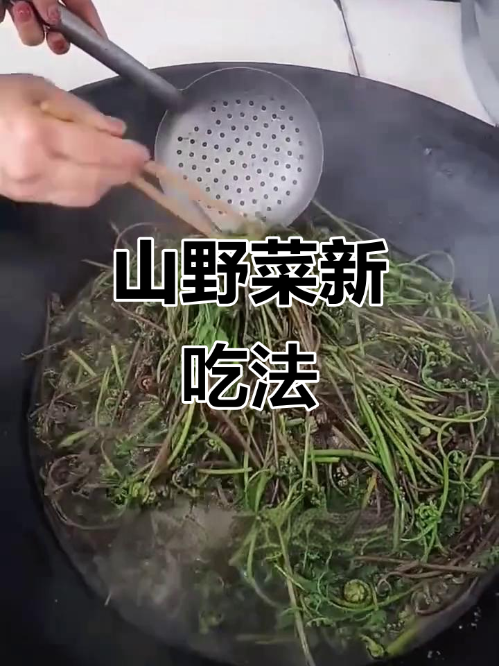 亲戚来家做客,竟想吃这山野菜!老蕨菜的独特做法