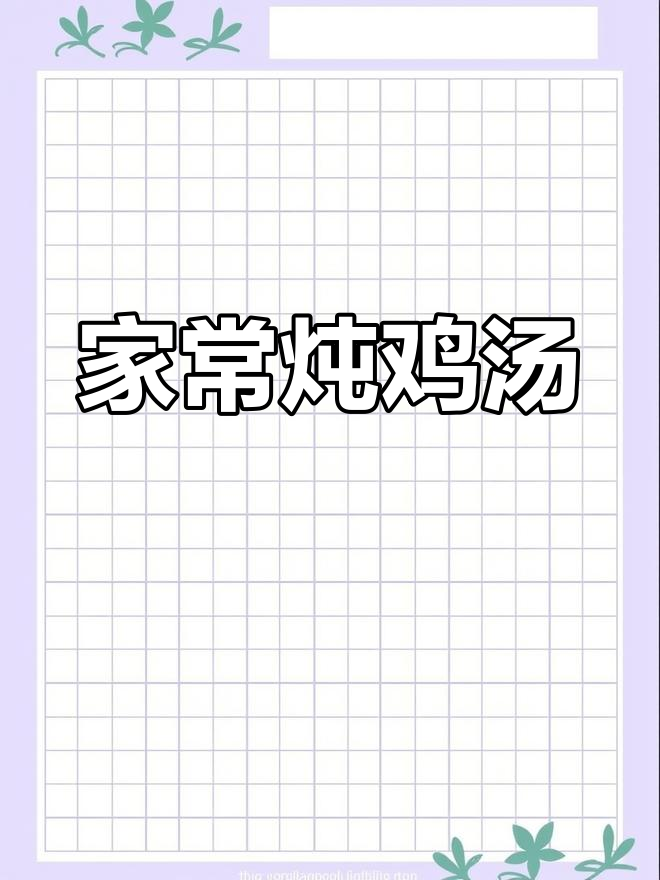 传统家常炖鸡,浓郁汤底与丰富配料