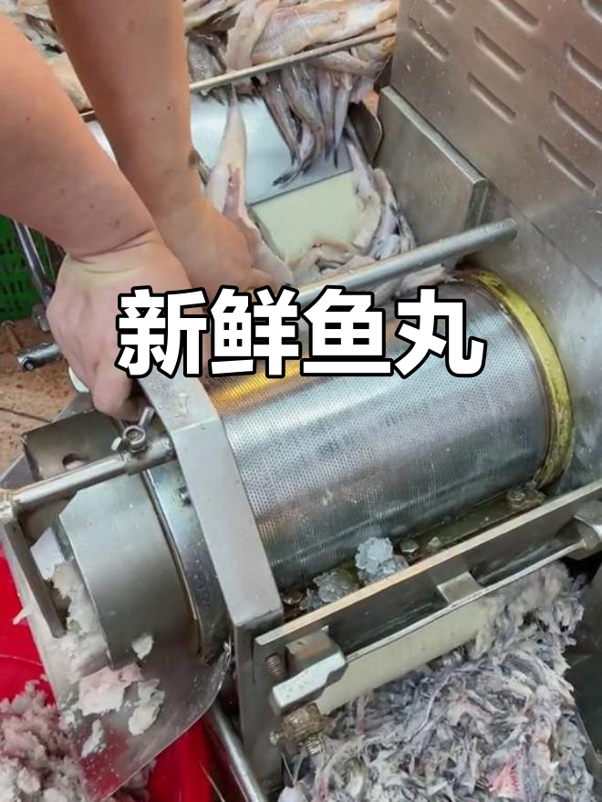 新鲜海鱼制作的潮汕风味鱼丸,冷藏保存