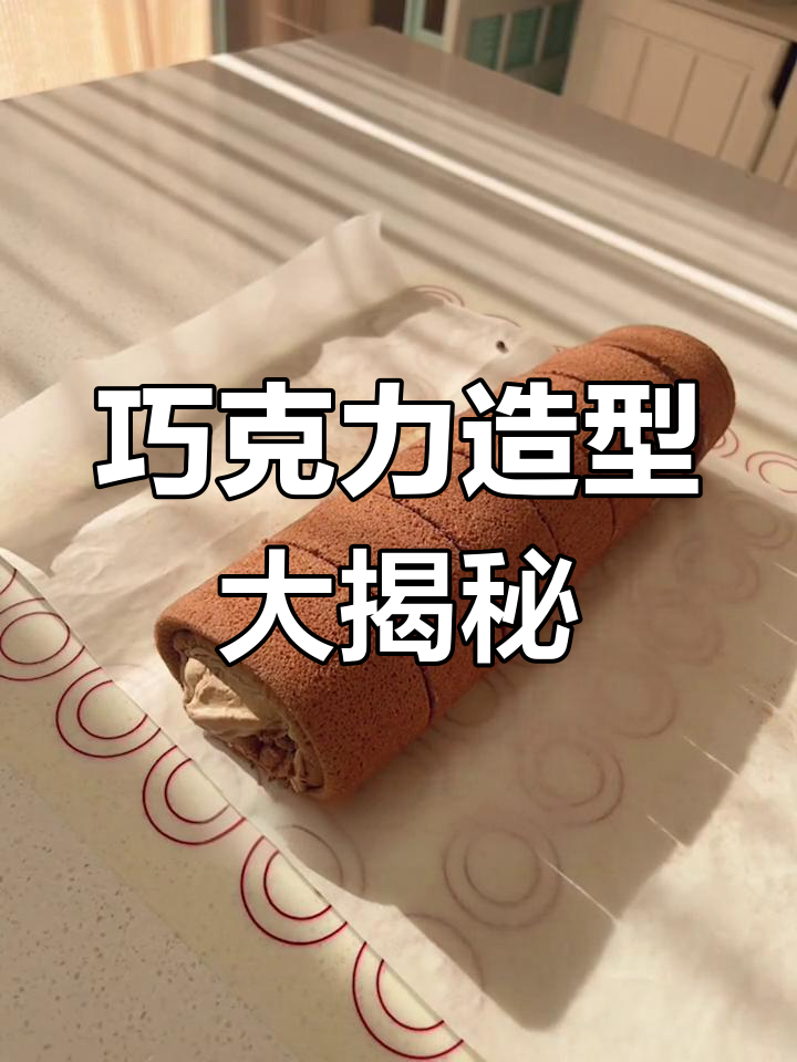 巧克力狂潮来袭,蛋糕卷新技能get,造型多变超有趣!