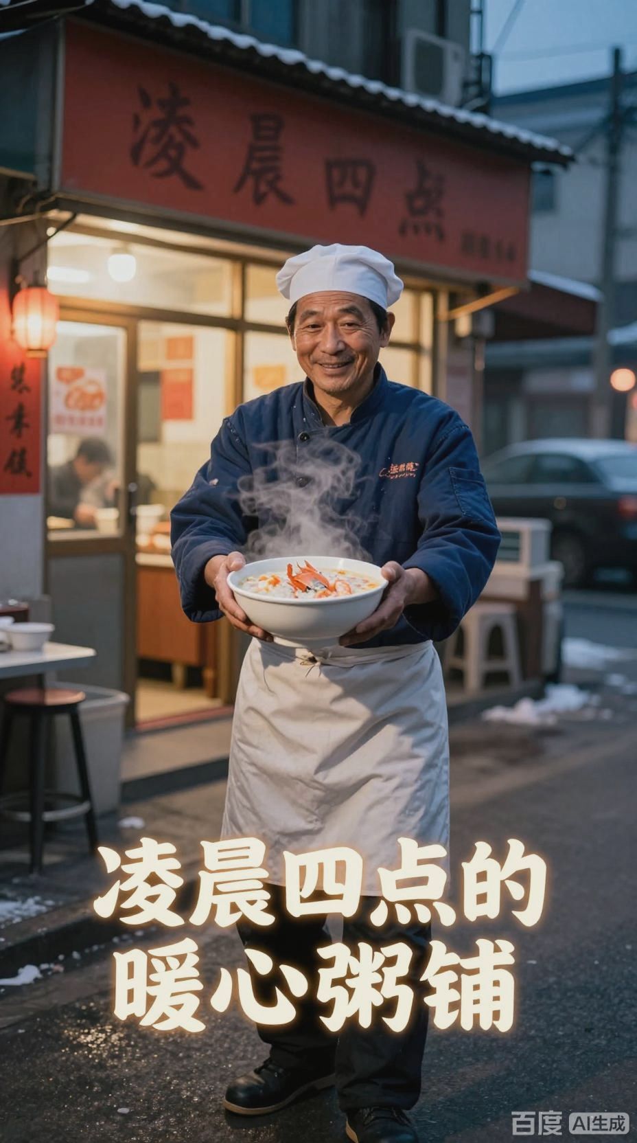 深夜粥铺，温暖人心