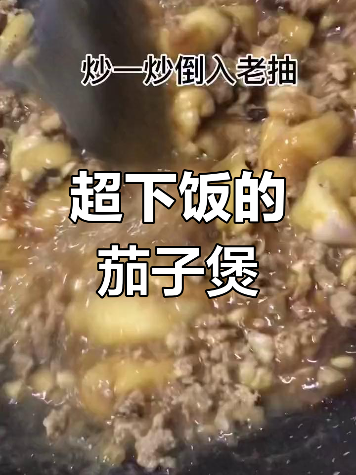 茄子煲加菜脯粒,三碗饭轻松搞定