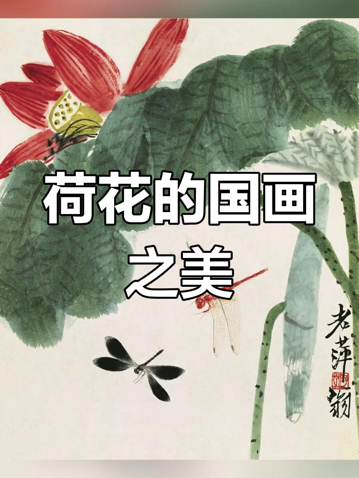 齐白石荷花图:自然与情感的交融