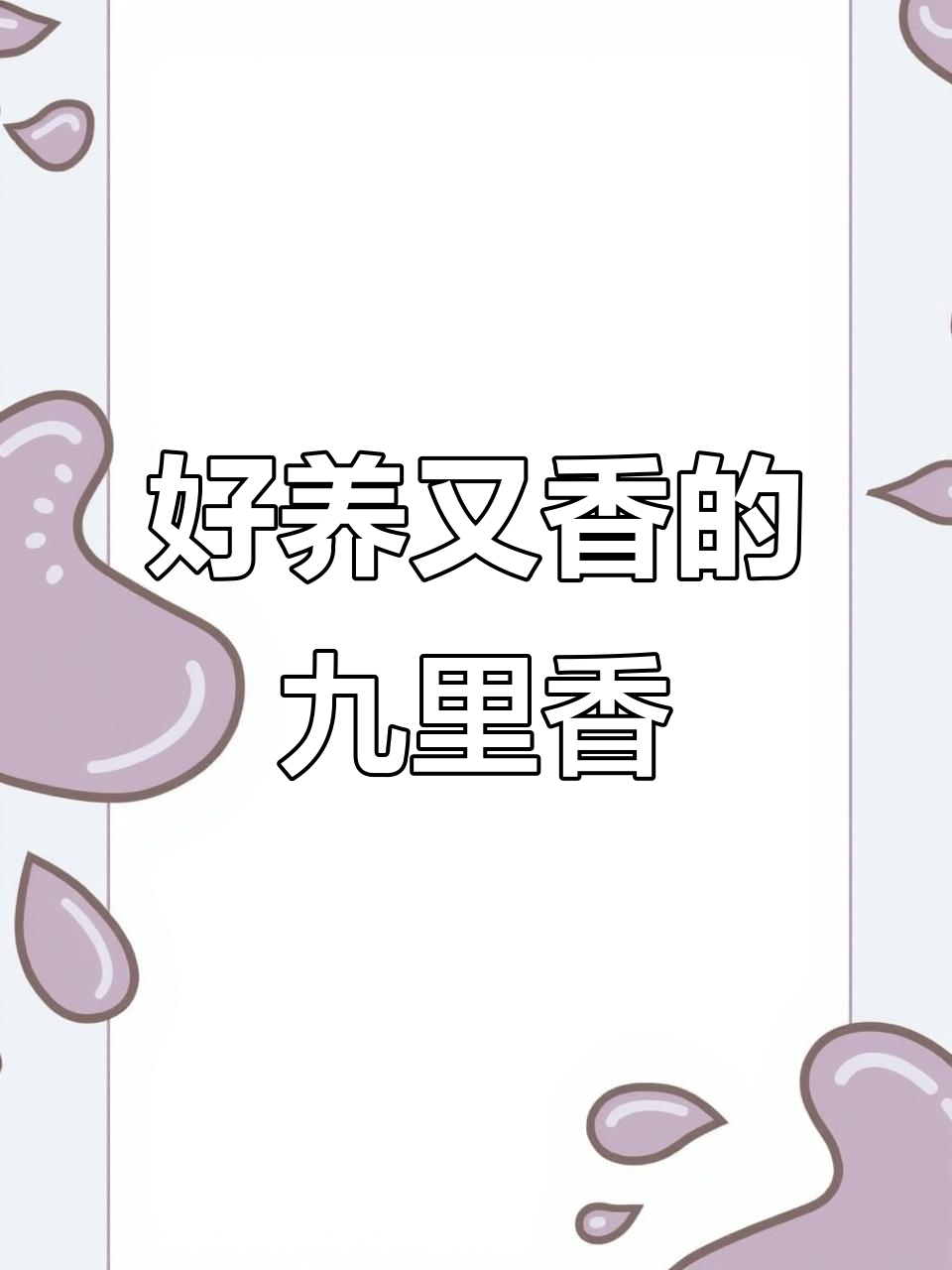 九里香:香气扑鼻,养护简单,睡眠与驱蚊两不误