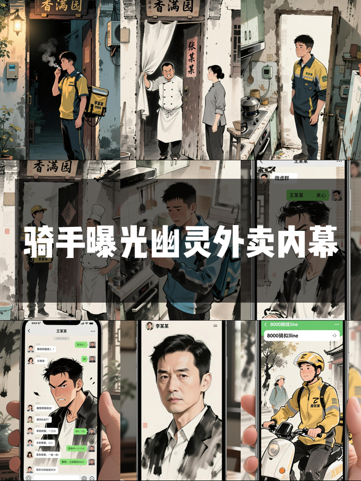 外卖照片像网红，后厨脏成垃圾站？郑州这群骑手，正在扒掉黑心店的画皮！