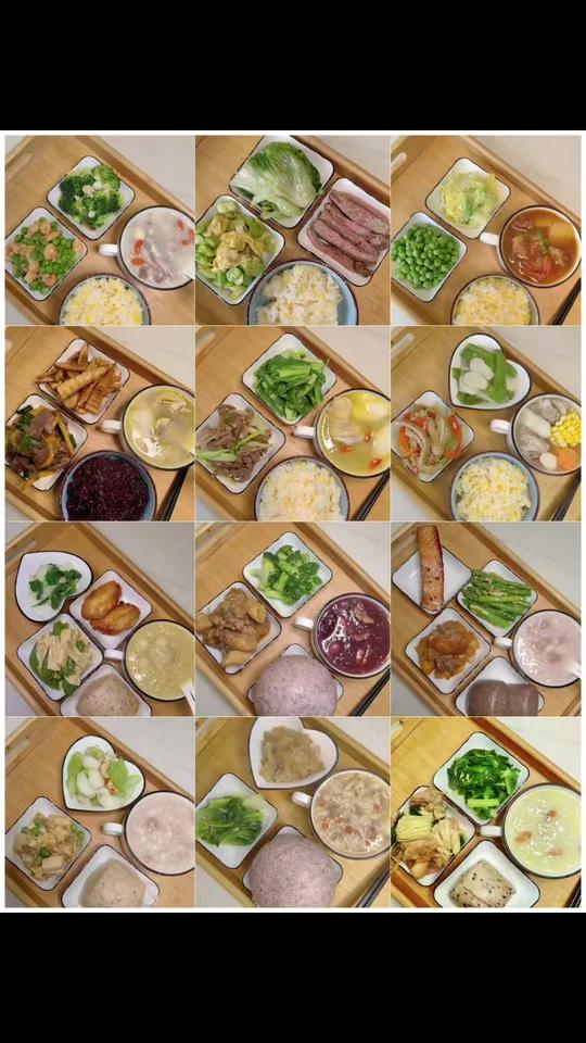 中式养娃长高食谱不重复一周食谱大合集