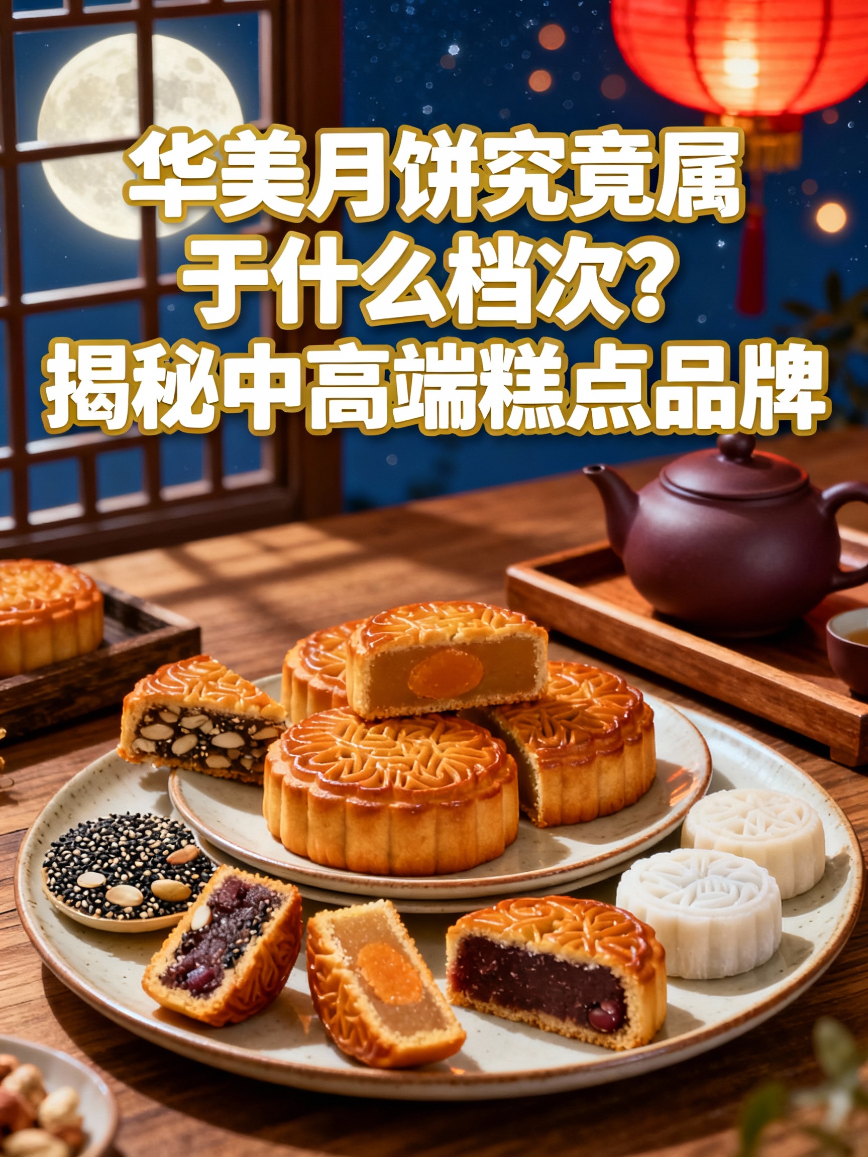 华美月饼究竟属于什么档次?揭秘中高端糕点品牌