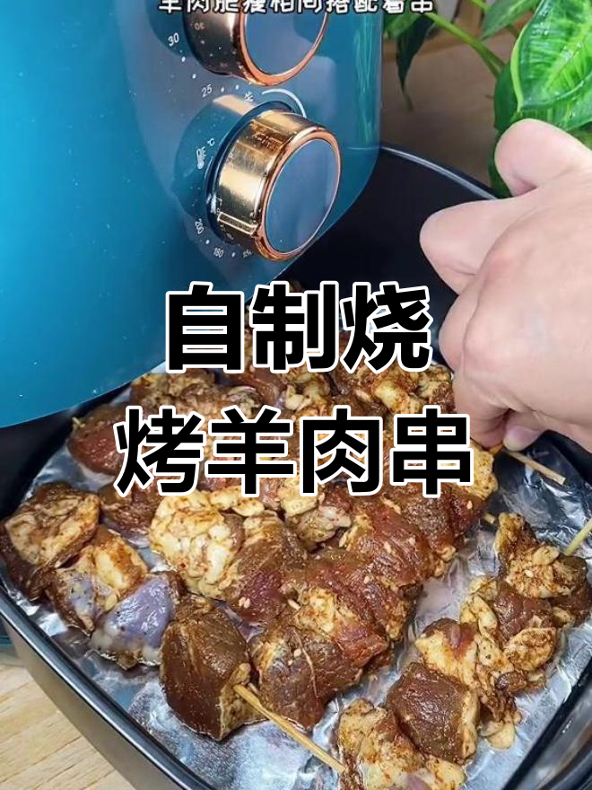 空气炸锅也能做香烤羊肉串