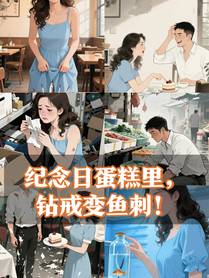 结婚纪念日他塞鱼刺进蛋糕,真相让我哭到崩溃!