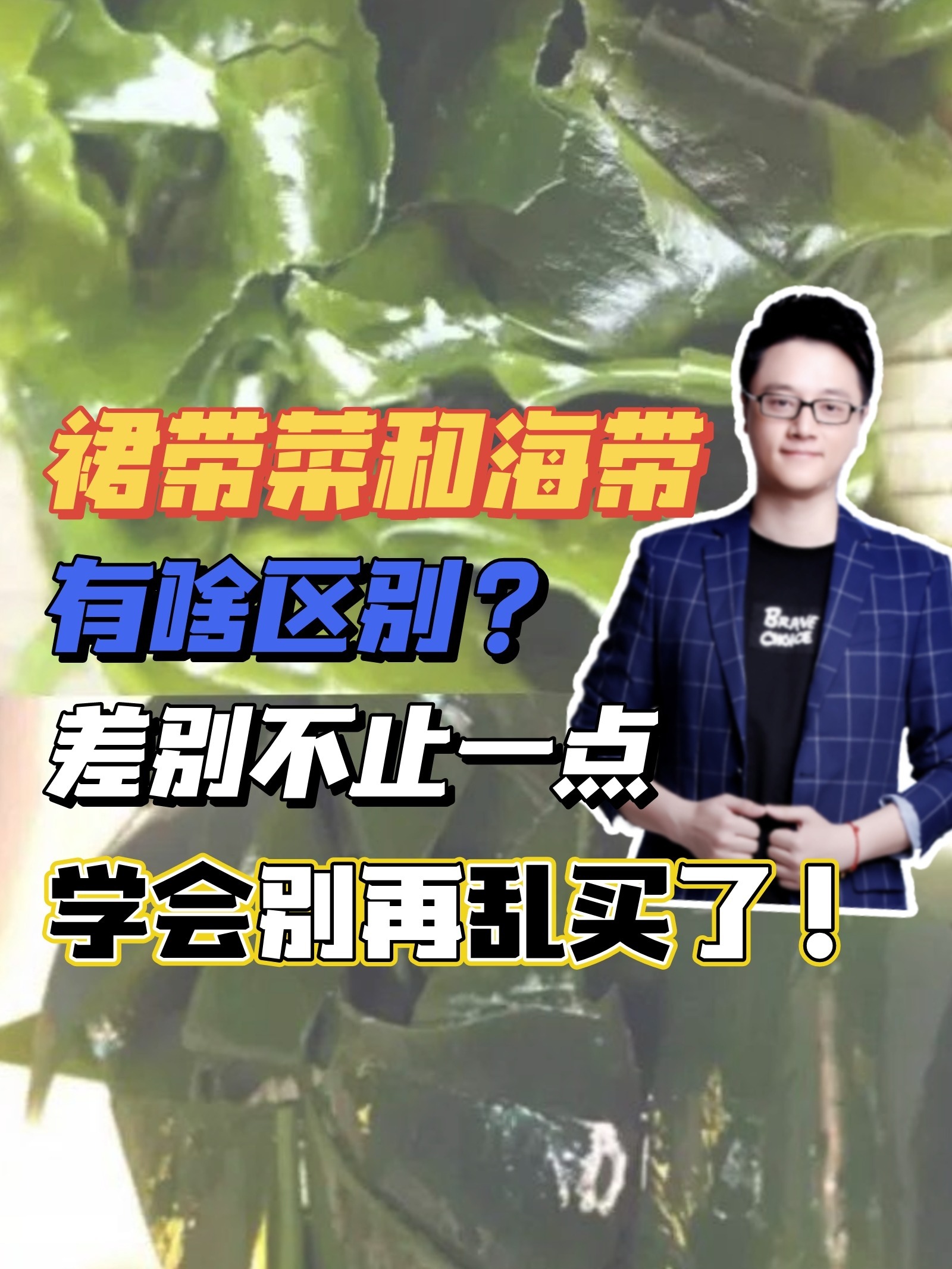 裙带菜和海带有啥裙带菜和海带有啥区别?