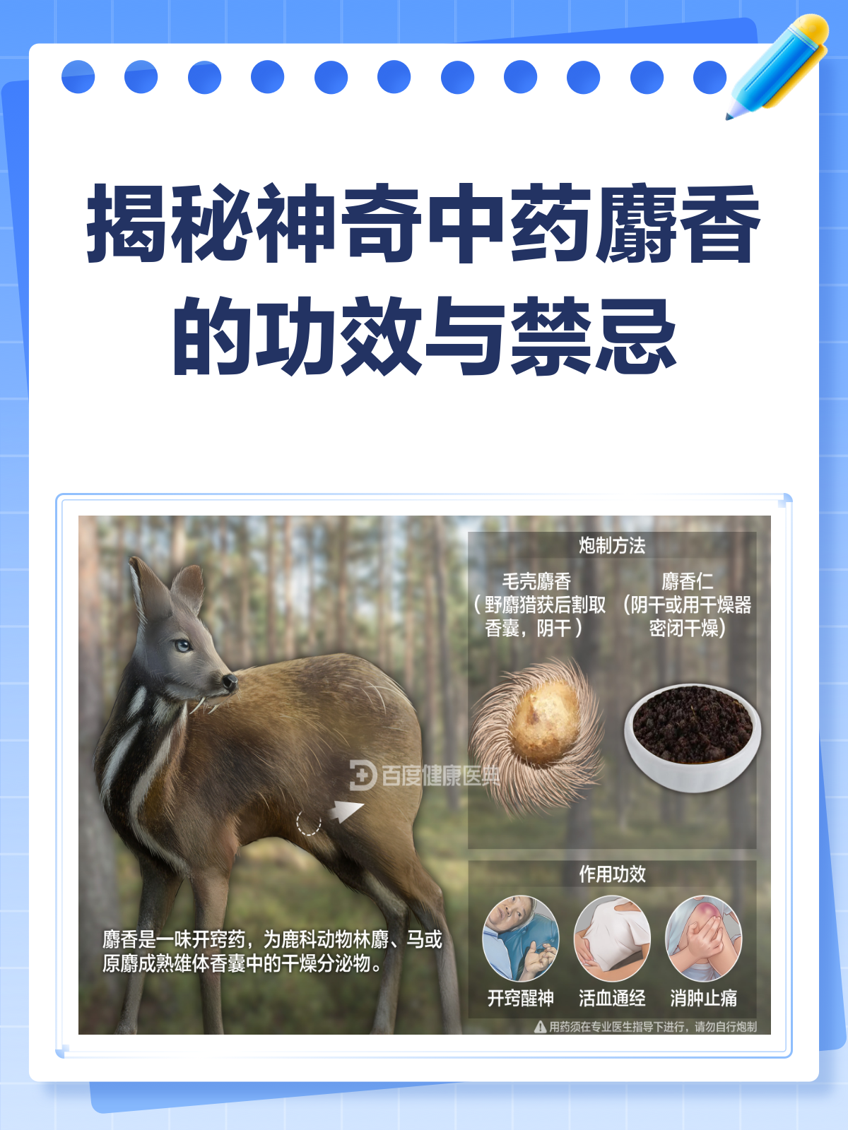 麝香:神秘中药的神奇功效与禁忌