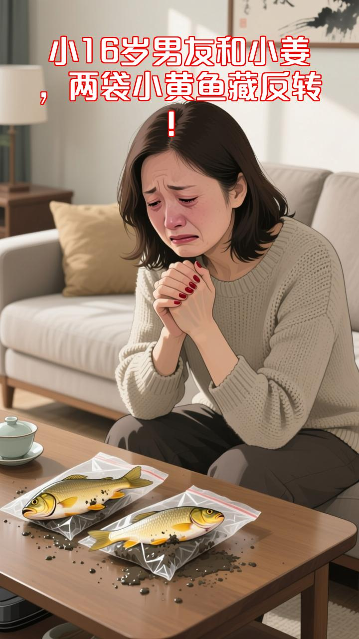 发现小16岁男友和小姜拿回两袋小黄鱼,真相让全网破防!