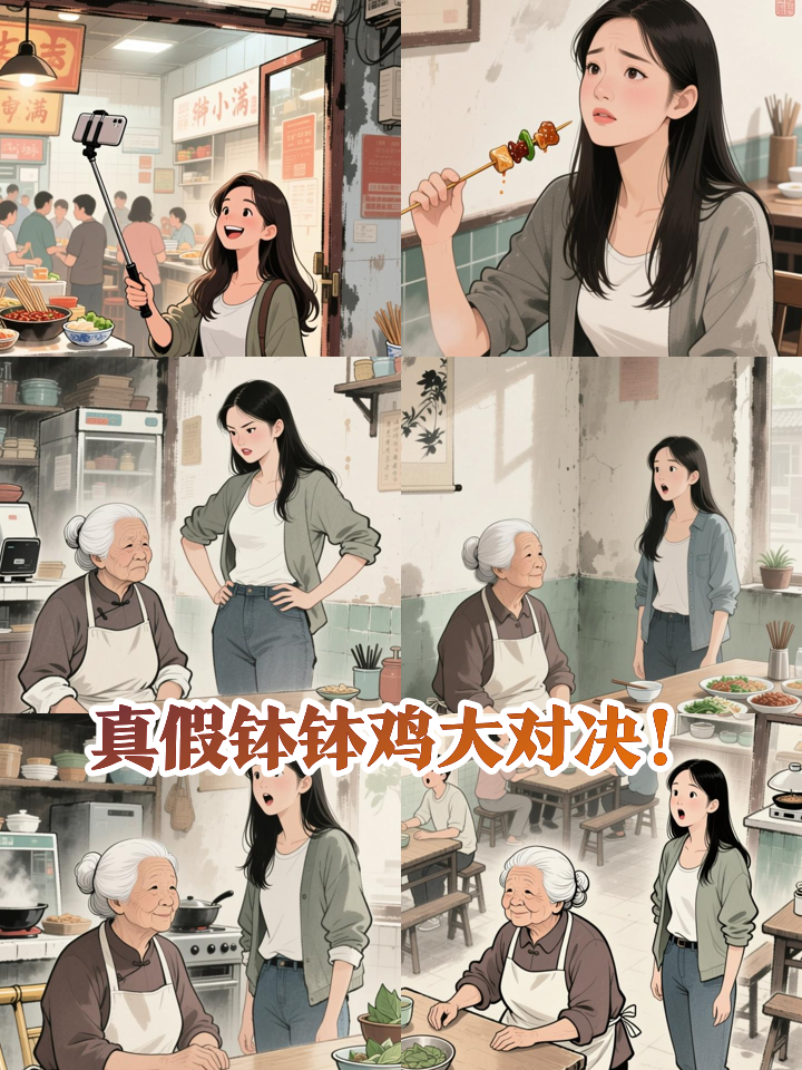 网红探店遇冒牌货，真钵钵鸡传人现身打脸！