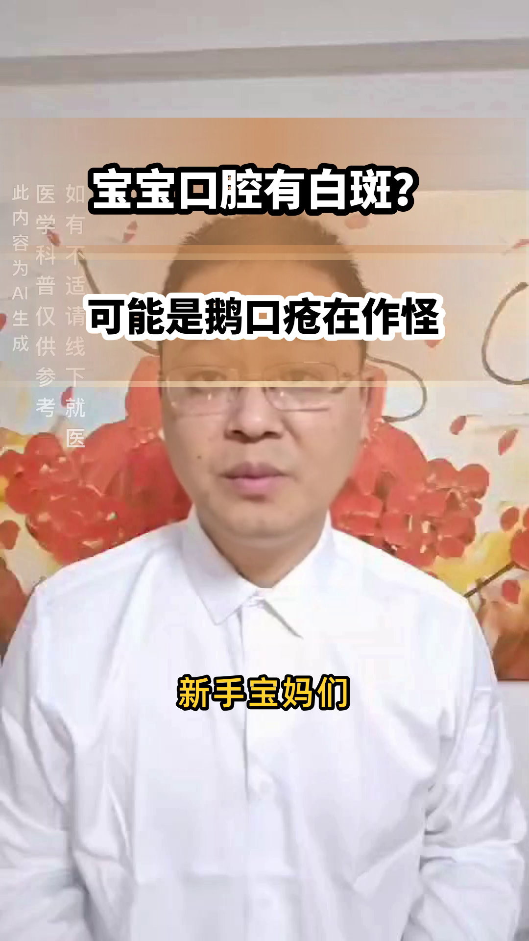宝宝口腔白斑?警惕鹅口疮