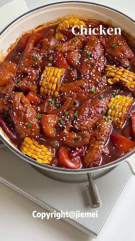 软糯脱骨!香辣玉米鸡翅煲零失败
