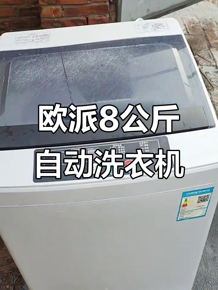 欧派8公斤全自动洗衣机,功能齐全,轻松洗衣