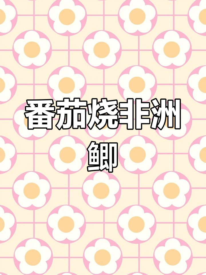 非洲鲫鱼搭配番茄汁,简单做法也能做出美味