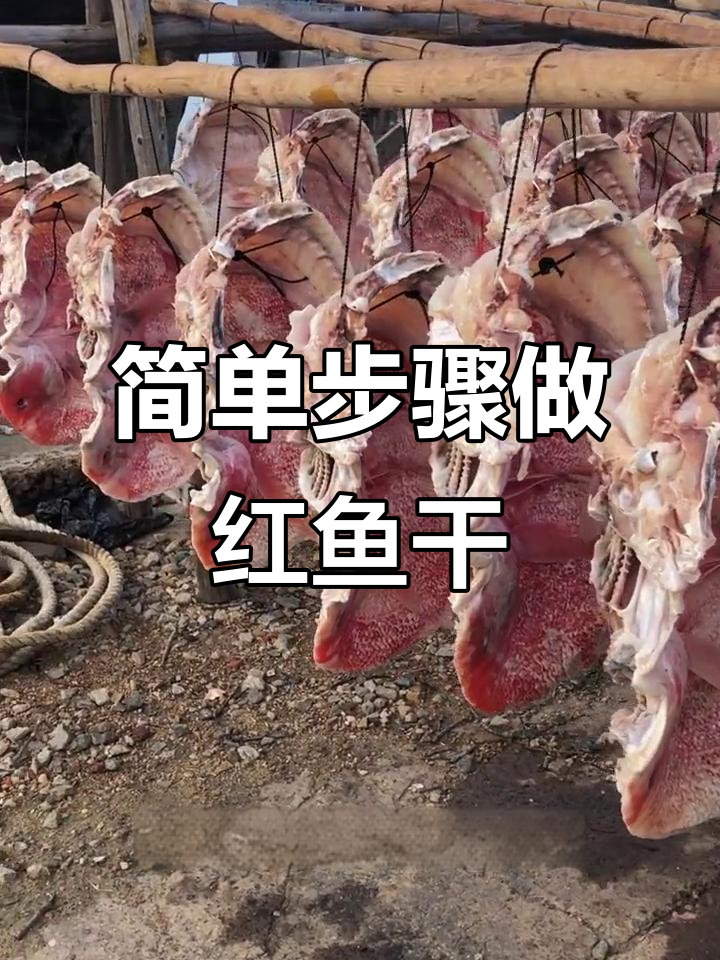 红鱼干做法大揭秘,零厨艺也能做出美味咸鱼干