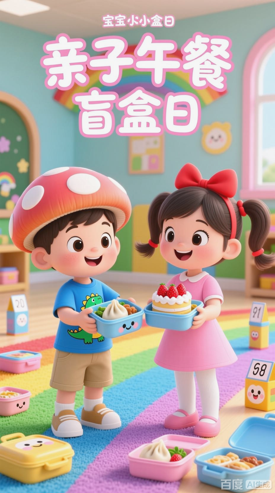 亲子午餐盲盒日,欢乐共享时光