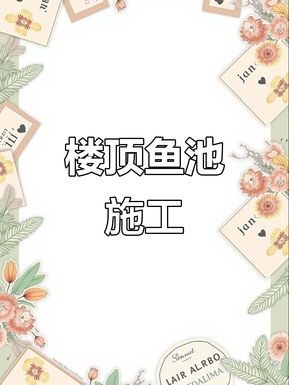 楼顶鱼池建造全流程:水循环系统揭秘
