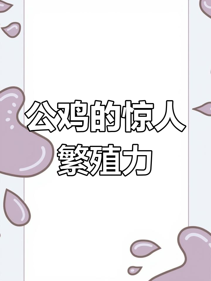 母鸡如何通过蟹殖腔受精,公鸡每天能交配多次