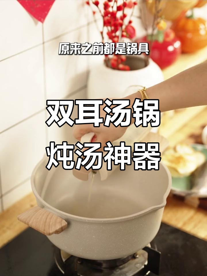 苏泊尔双耳汤锅,炖汤不糊底,煮面煲粥更方便