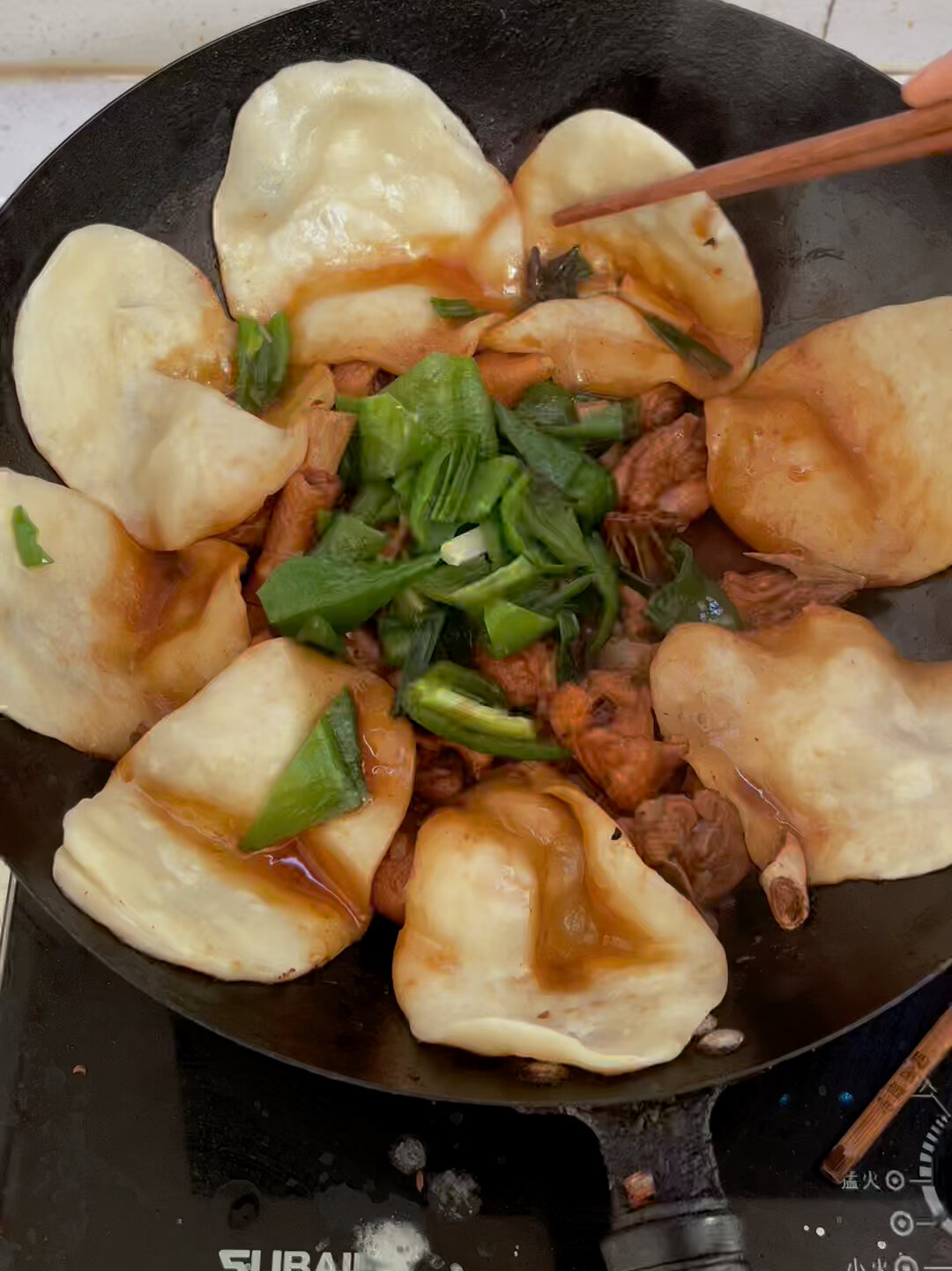 地锅贴饼