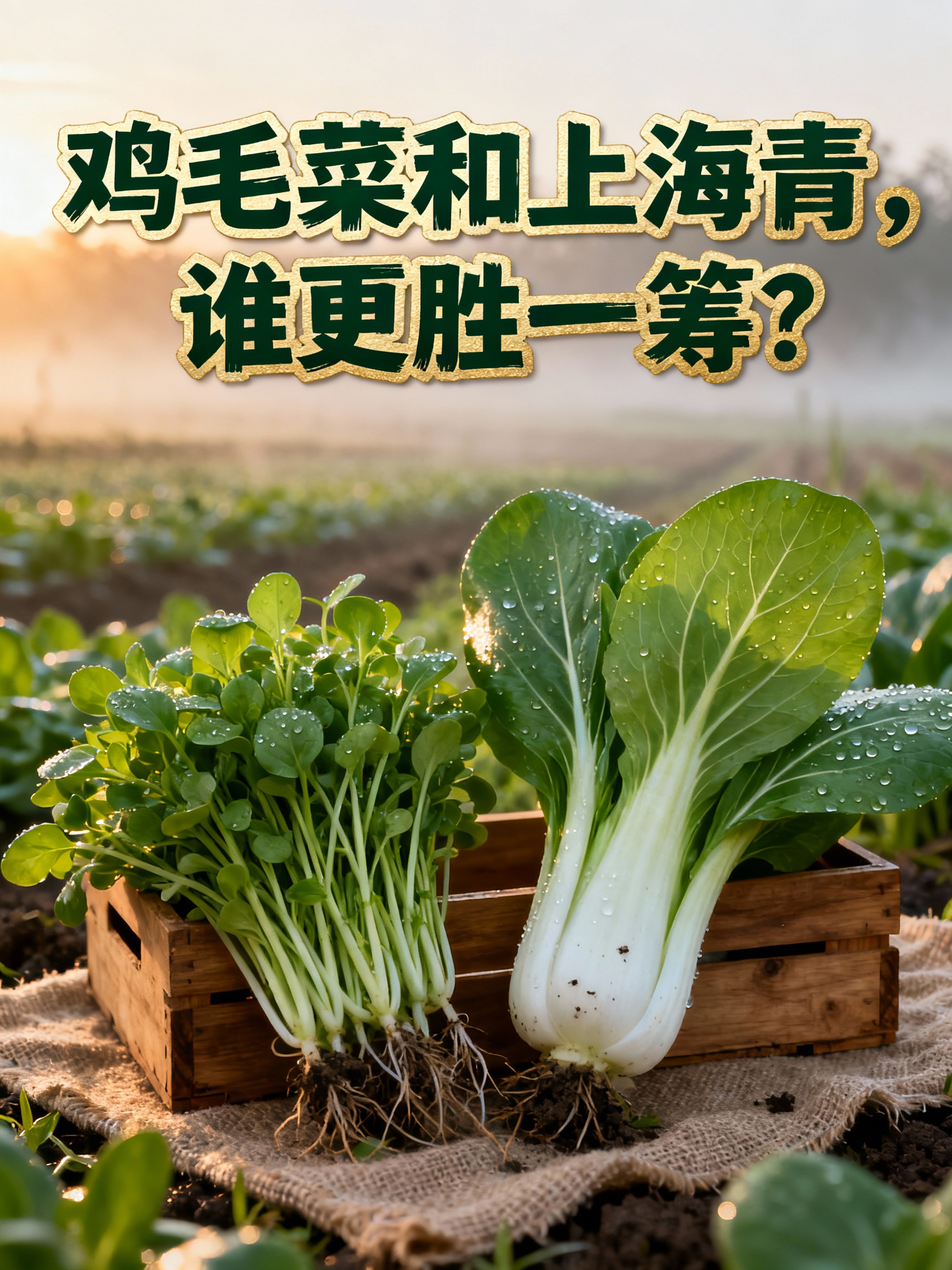 鸡毛菜和上海青，谁更胜一筹？