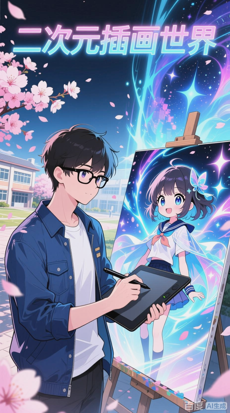 二次元插画风格展示