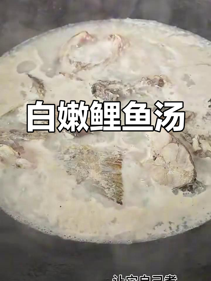 奶白鲤鱼汤,鲜香四溢让人无法抗拒