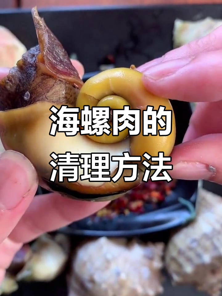 海螺肉的处理大揭秘,原来这些部分不能吃!
