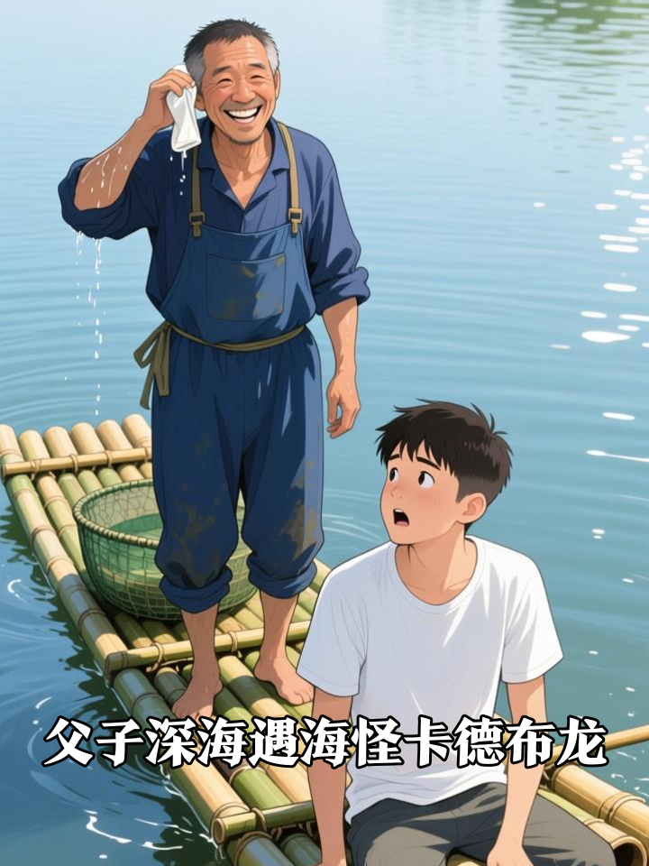 UMA系列视频,父子海上乘小船钓鱼遇神秘生物,海怪卡德布龙!