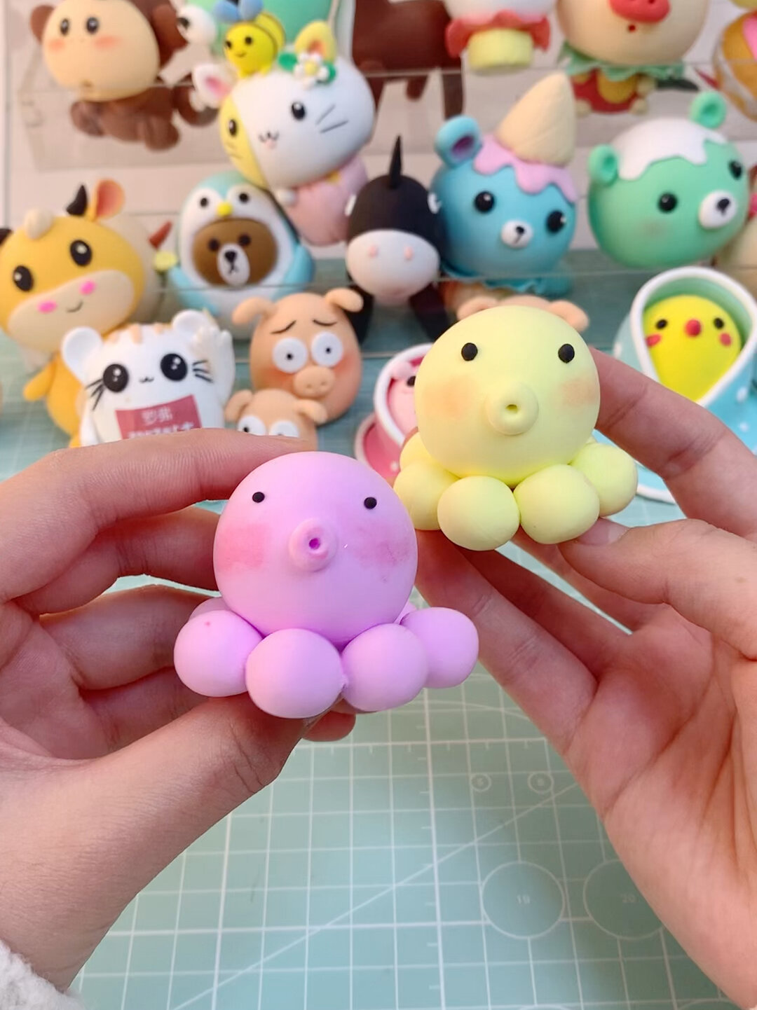 超轻粘土|小章鱼